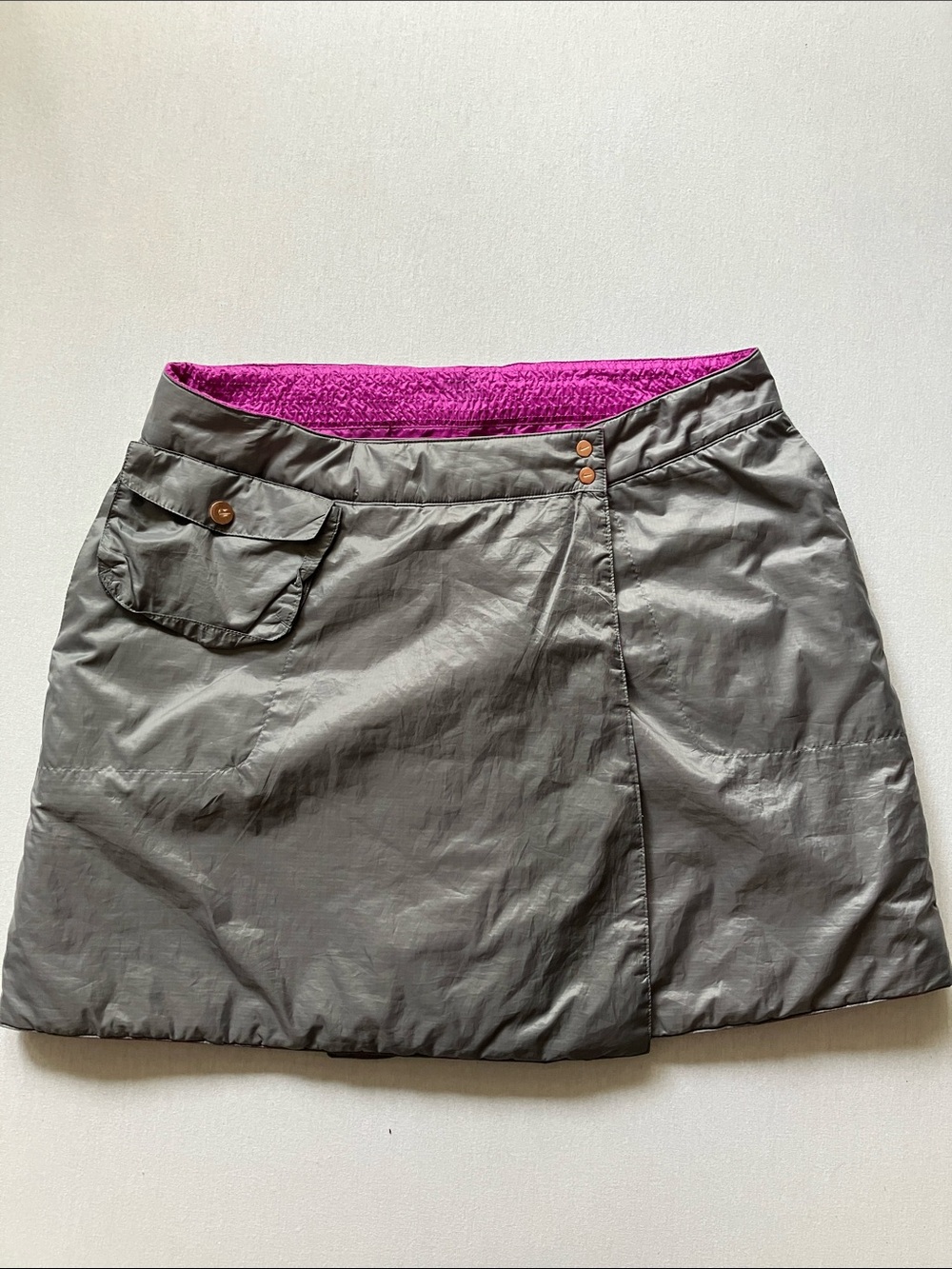 Nike Golf skirt in Gray and Purple reverse color way